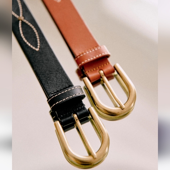 Sezane Tammy Belt Sz 85 - Picture 4 of 6